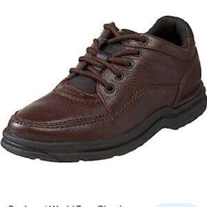 Rockport Men's Brown World Tour Classic Leather Sneakers size 10.5